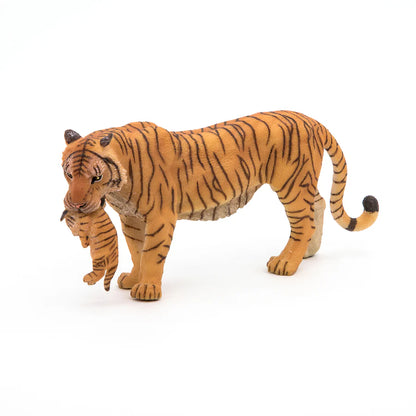 Figurine Papo tigresse et son bébé