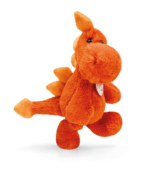 Peluche Dragon Orange ultra douce