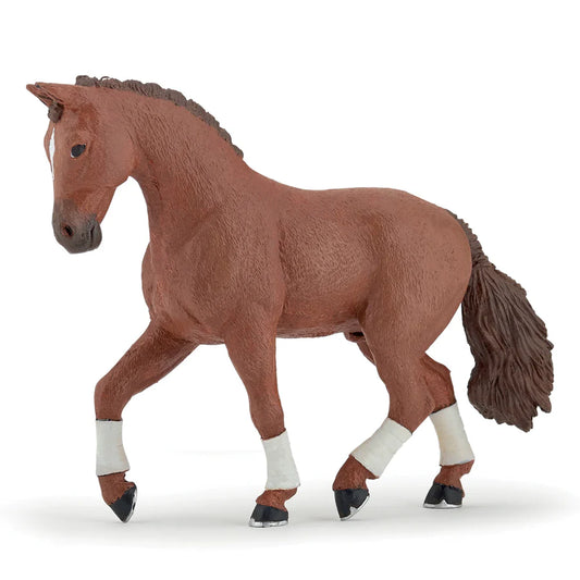 Figurine Papo cheval Hanovrien Alezan