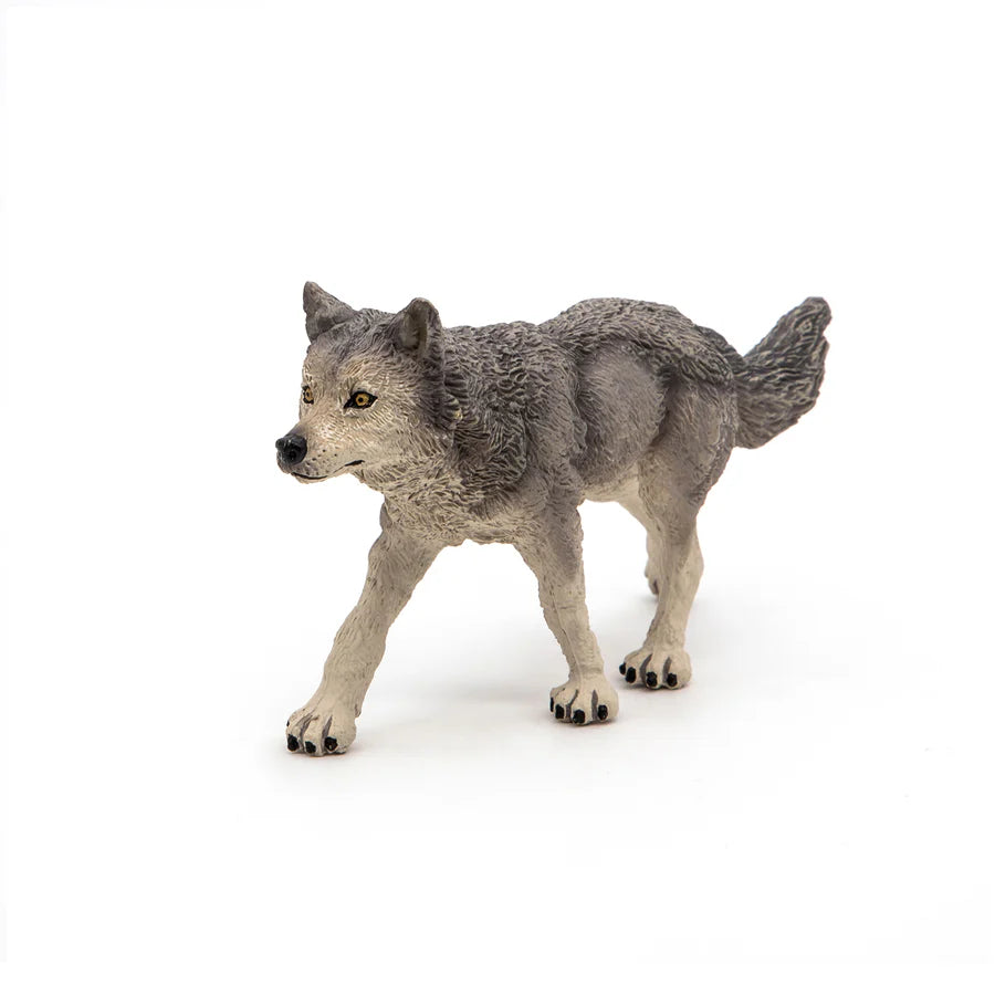 Figurine Papo louve grise