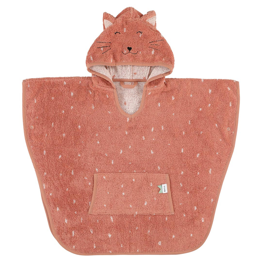 Poncho à tête d'animal