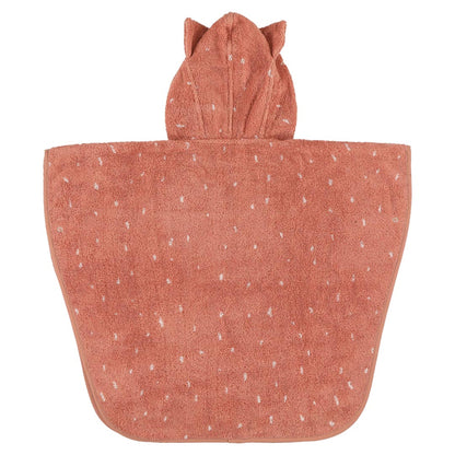 Poncho à tête d'animal