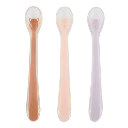 Kit 3 cuillères en silicone - Animaux