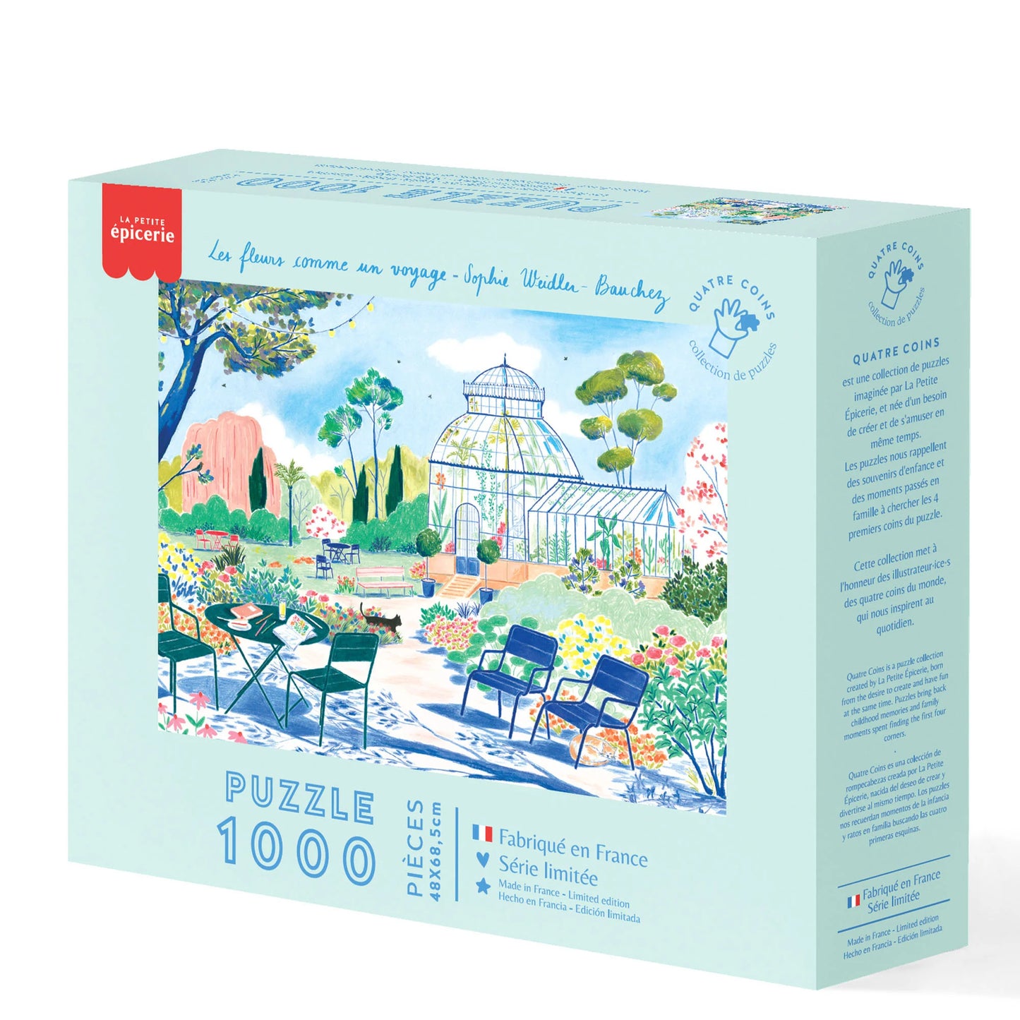 Puzzle Les fleurs comme un voyage - 1000 pièces