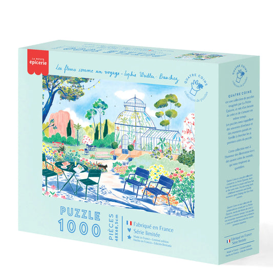 Puzzle Les fleurs comme un voyage - 1000 pièces