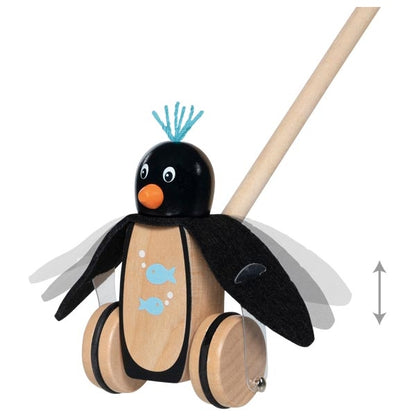 Animal à pousser pingouin, Pablo