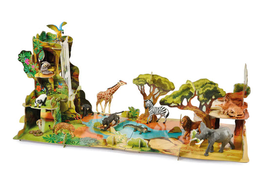 Paysage Papo jungle