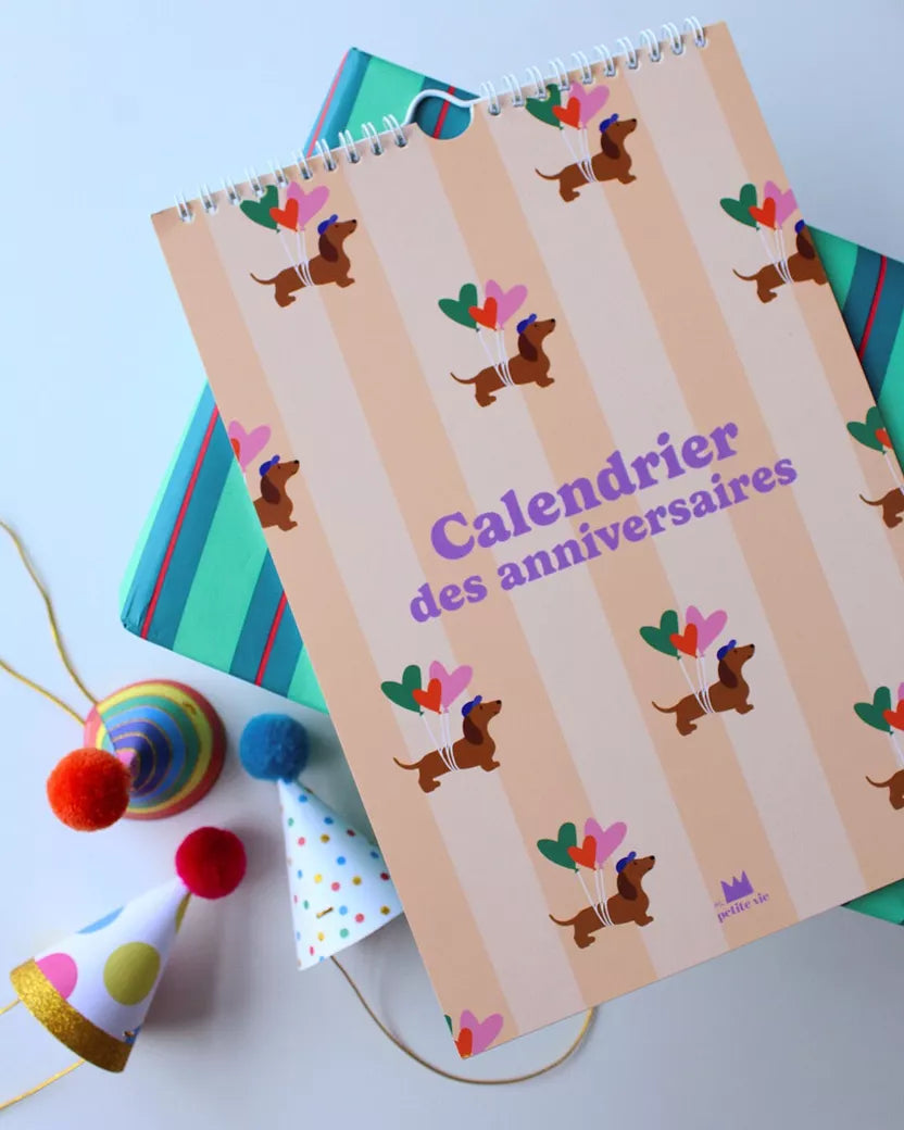 Calendrier des anniversaires
