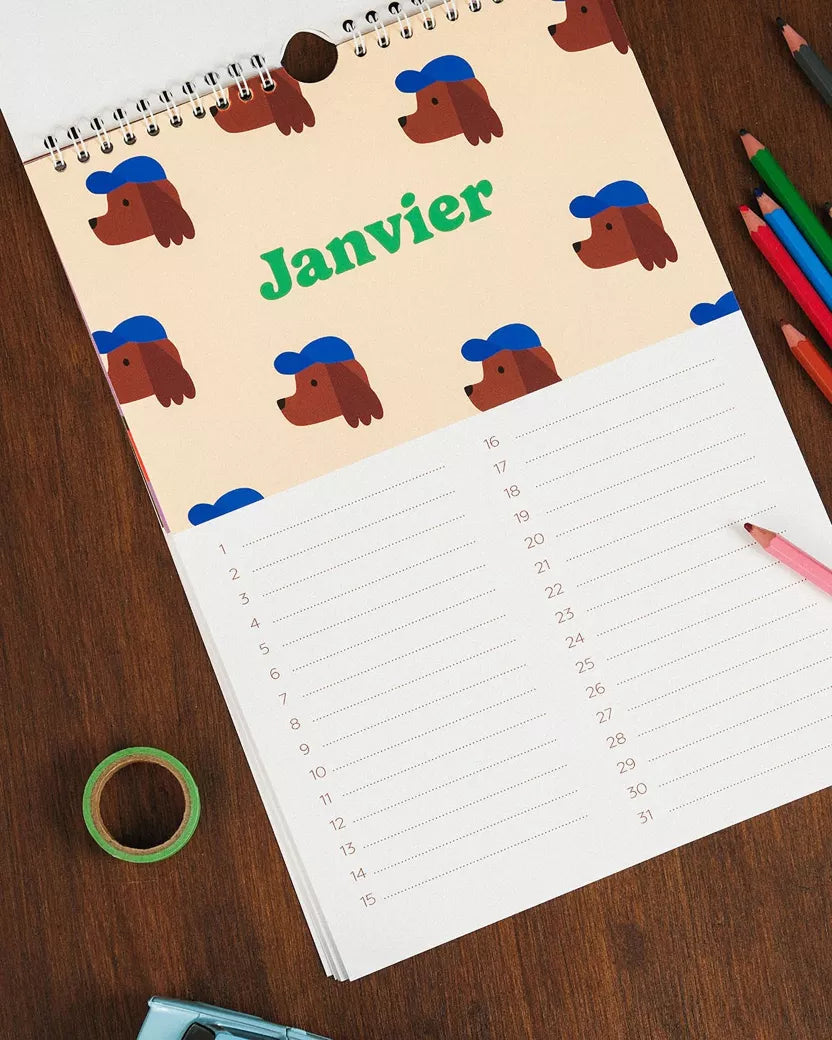Calendrier des anniversaires