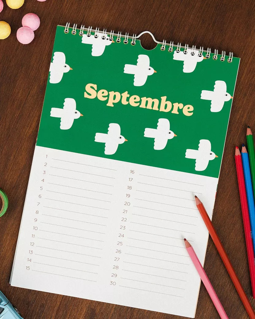Calendrier des anniversaires