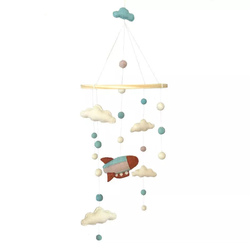 Mobile en feutrine - Zeppelin