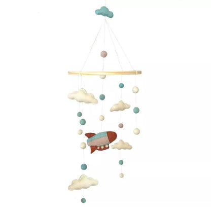 Mobile en feutrine - Zeppelin