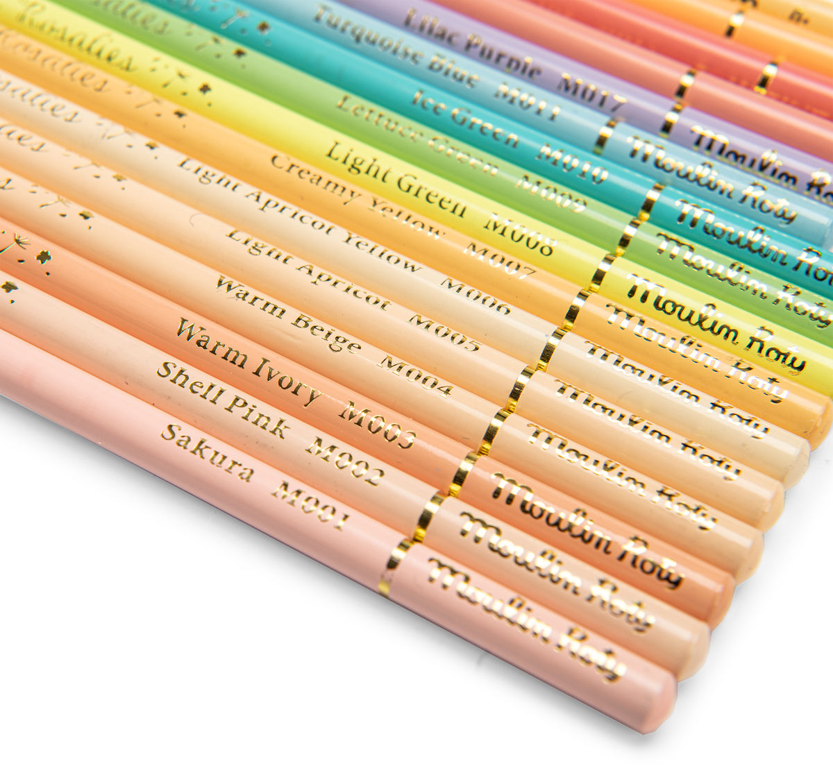 Boîte métal 50 crayons pastels Les Rosalies