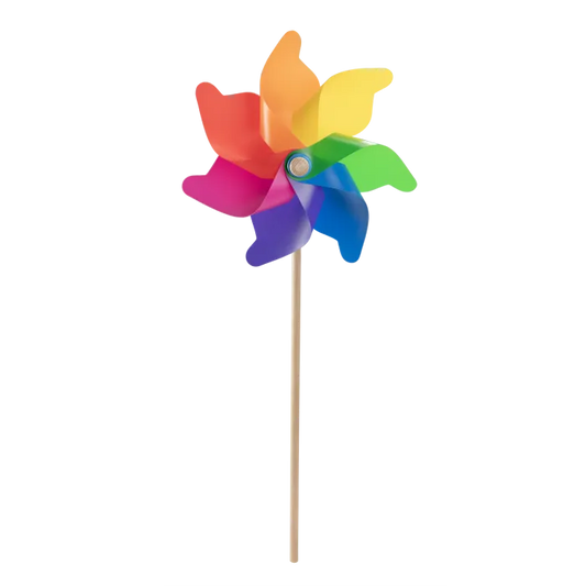 Moulin à vent multicolore 76 cm