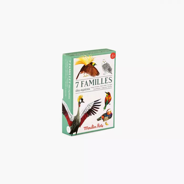 Jeu de 7 familles des espèces - Tout autour du monde
