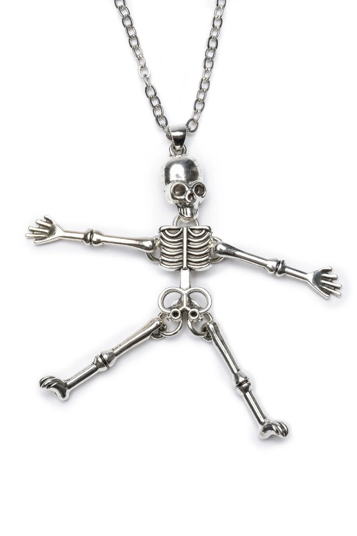 Collier pendentif squelette