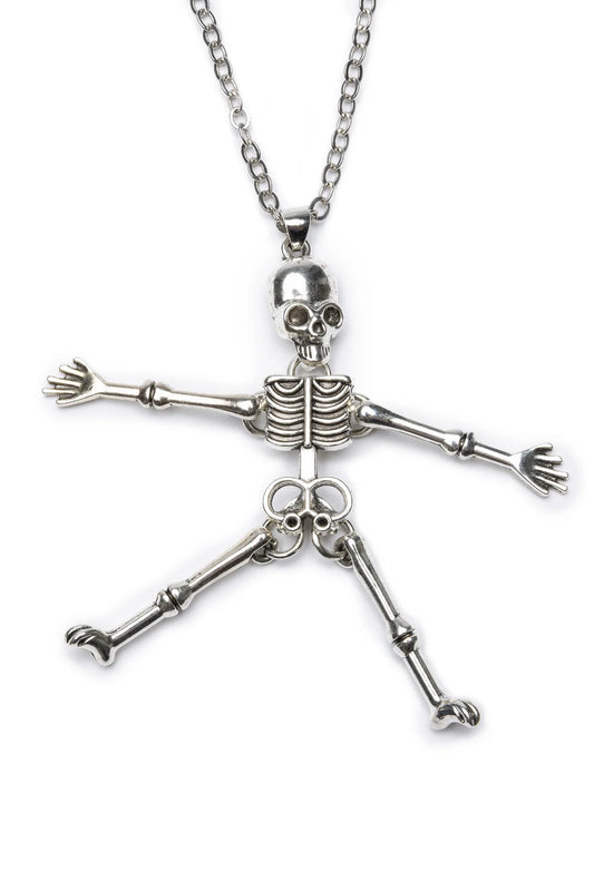 Collier pendentif squelette