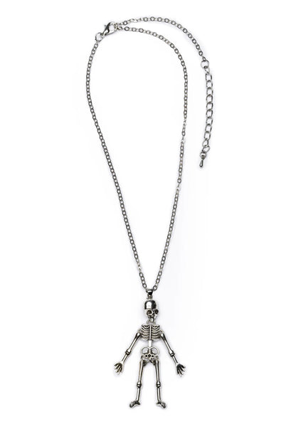 Collier pendentif squelette
