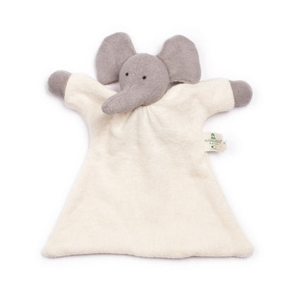 Doudou plat à tête d'éléphant