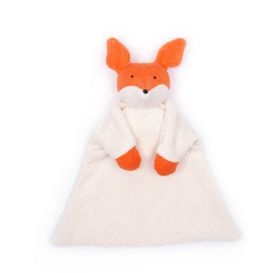Doudou plat à tête de renard