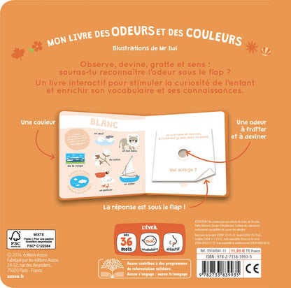 Mon livre des odeurs et des couleurs - le monde