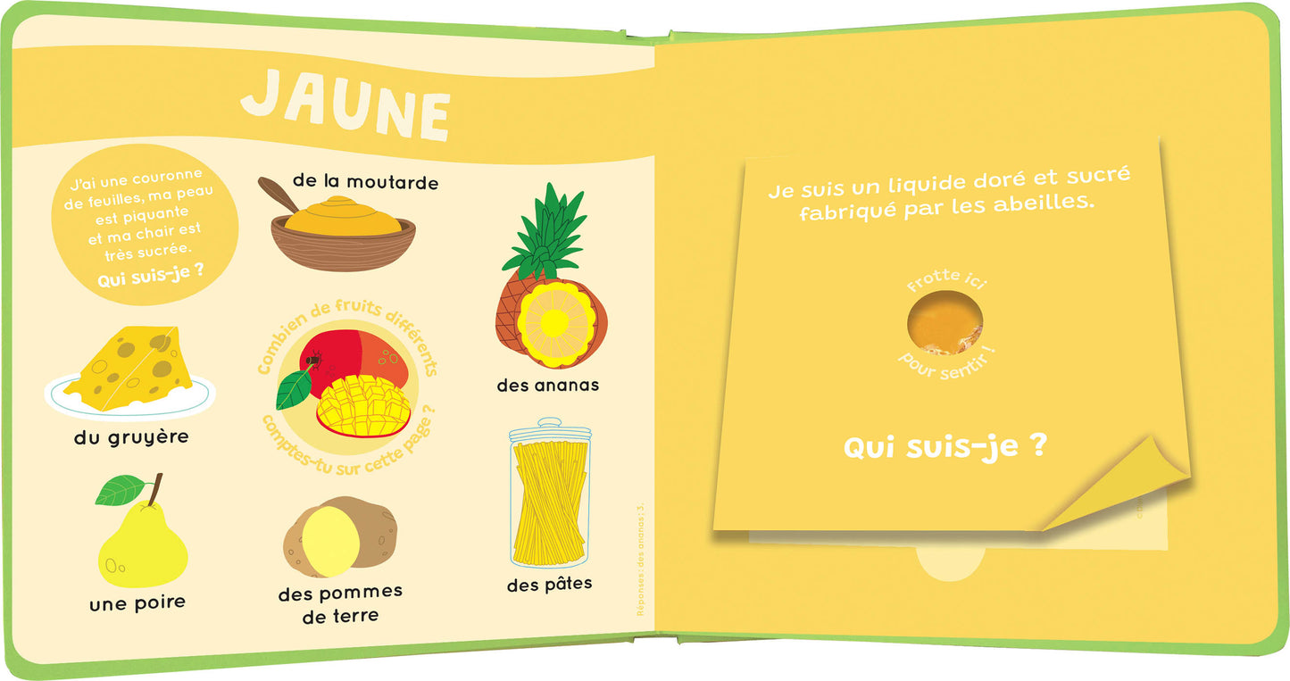 Mon livre des odeurs et des couleurs - le marché
