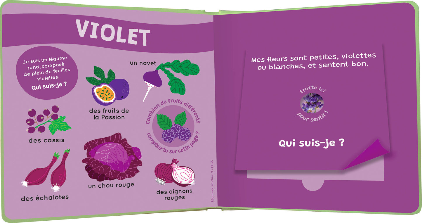 Mon livre des odeurs et des couleurs - le marché