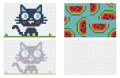 Mes grands coloriages - pixels