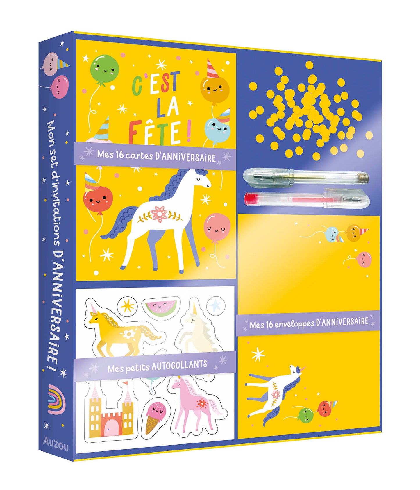 Mon set d'invitations d'anniversaire !