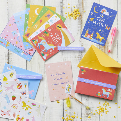 Mon set d'invitations d'anniversaire !