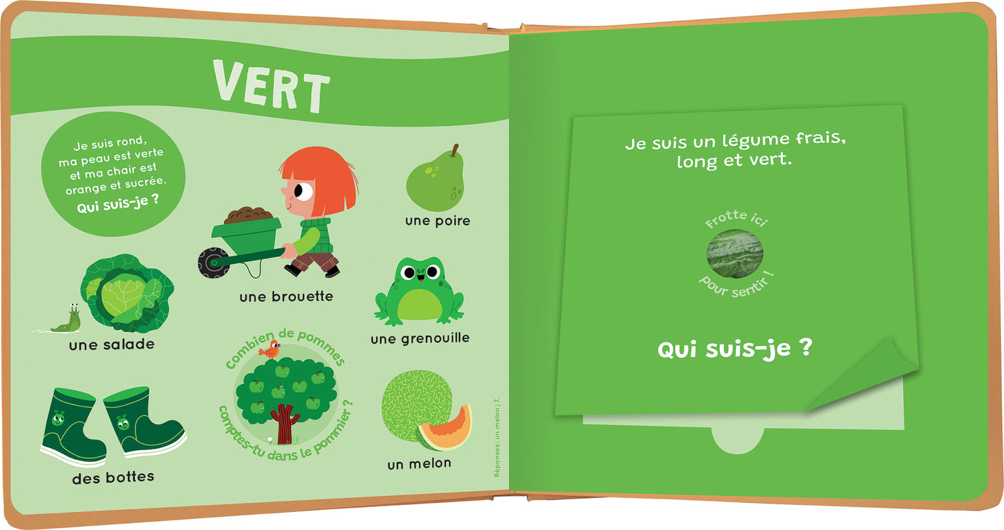 Mon livre des odeurs et des couleurs - la ferme