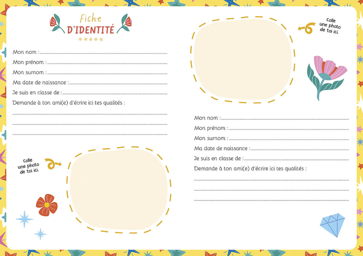 Notre carnet secret d'amitié
