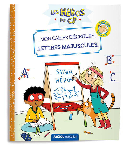 Mon cahier d'écriture - lettres majuscules