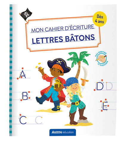Mon cahier d'écriture - lettres bâtons