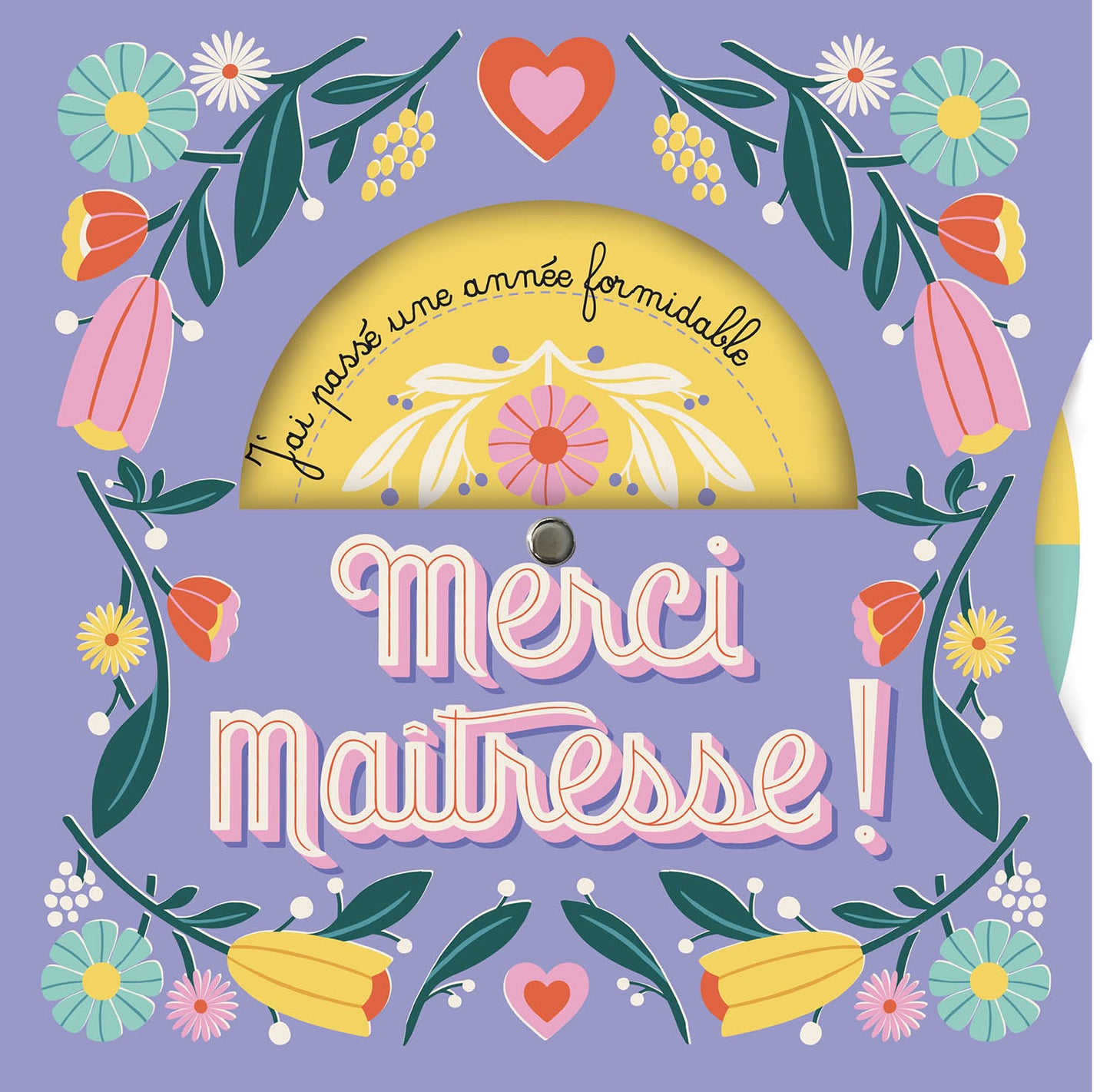 Ma pochette d'artiste - merci, maîtresse !