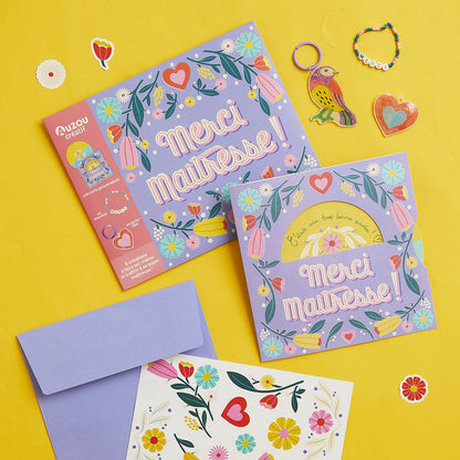 Ma pochette d'artiste - merci, maîtresse !
