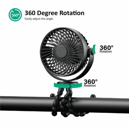 Ventilateur pour poussette - flexible