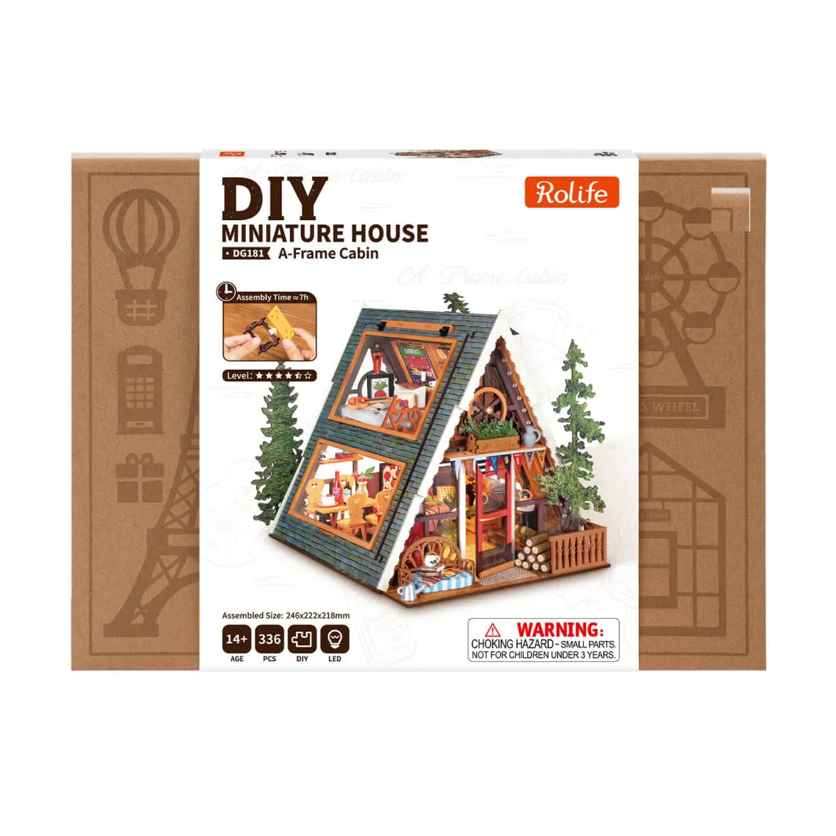 Chalet miniature Rolife à monter soi-même - DG181