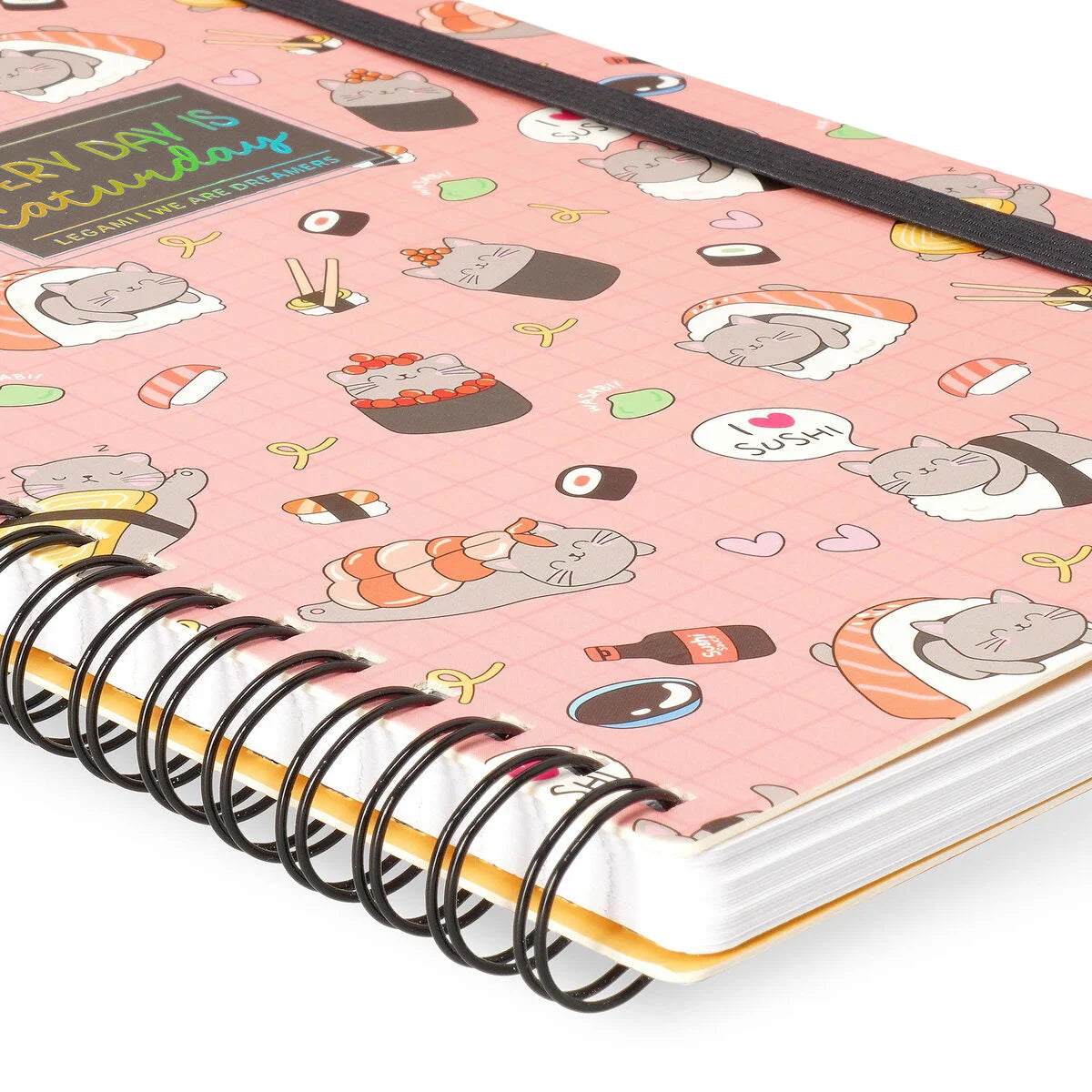 Cahier ligné à spirales Legami A5