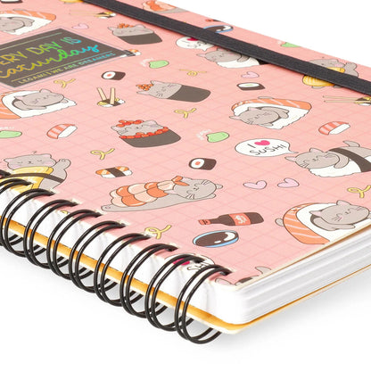 Cahier ligné à spirales Legami A5