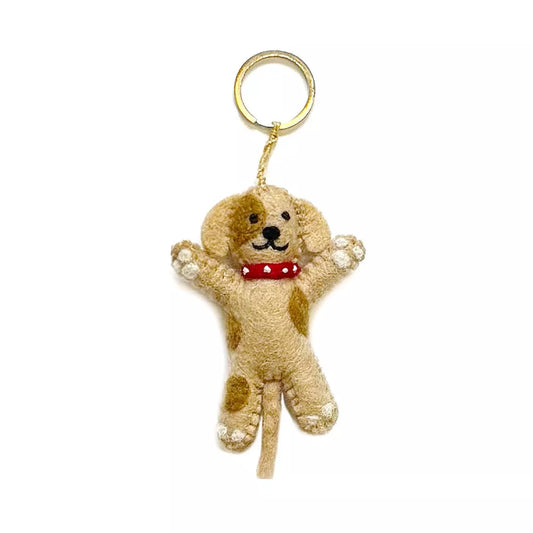 Porte-clés en feutrine - Chien