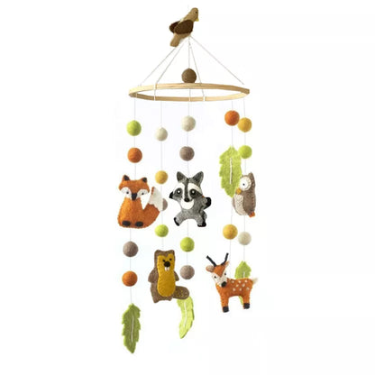 Mobile en feutrine - Animaux de la forêt