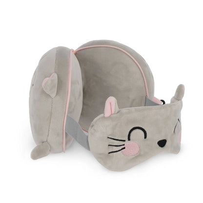 Coussin de voyage avec masque