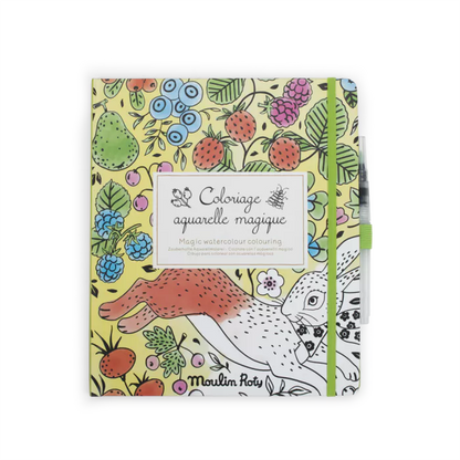 Cahier coloriage aquarelle magique