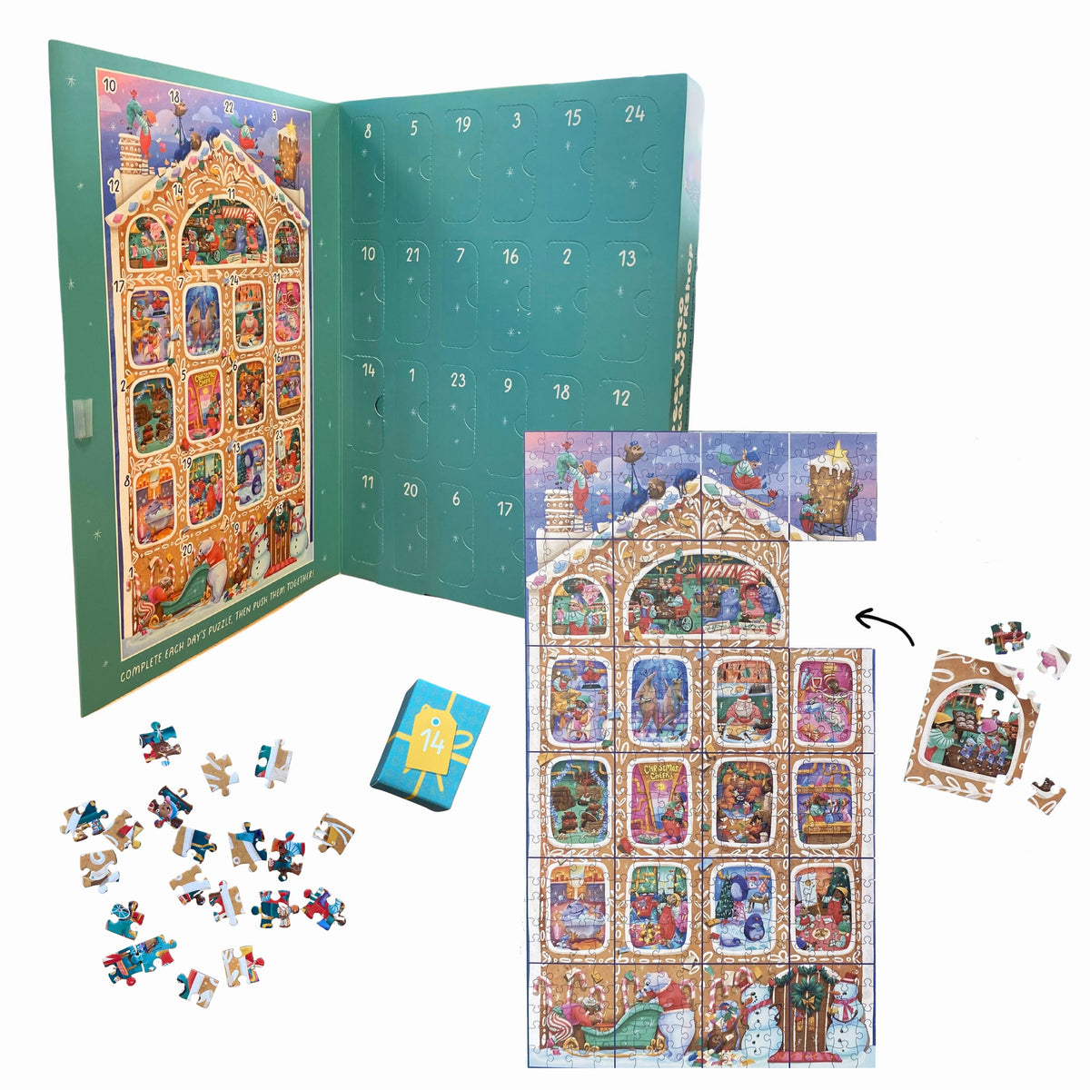 Calendrier de l'Avent Puzzle - L'Atelier du Père Noël