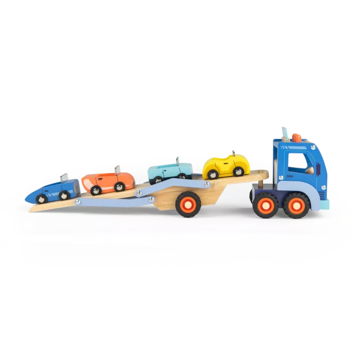 Camion de transport en bois