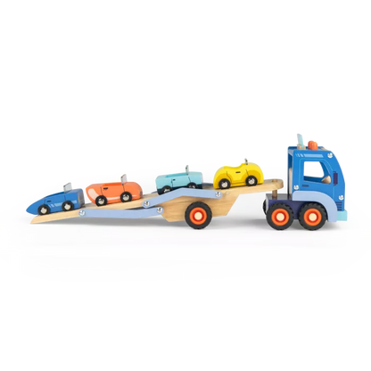 Camion de transport en bois