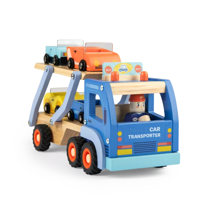 Camion de transport en bois