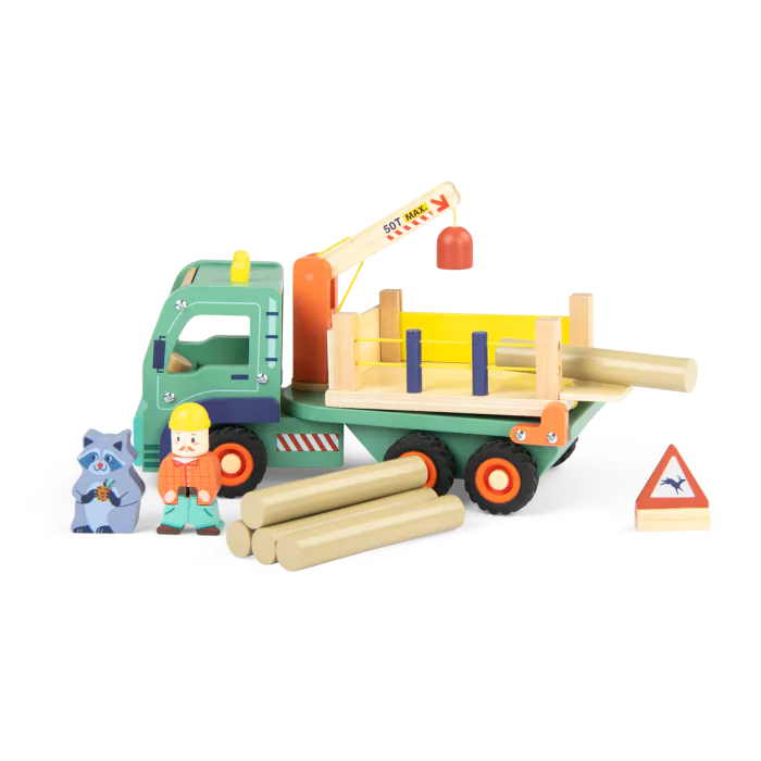 Camion forestier en bois