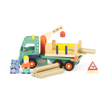 Camion forestier en bois